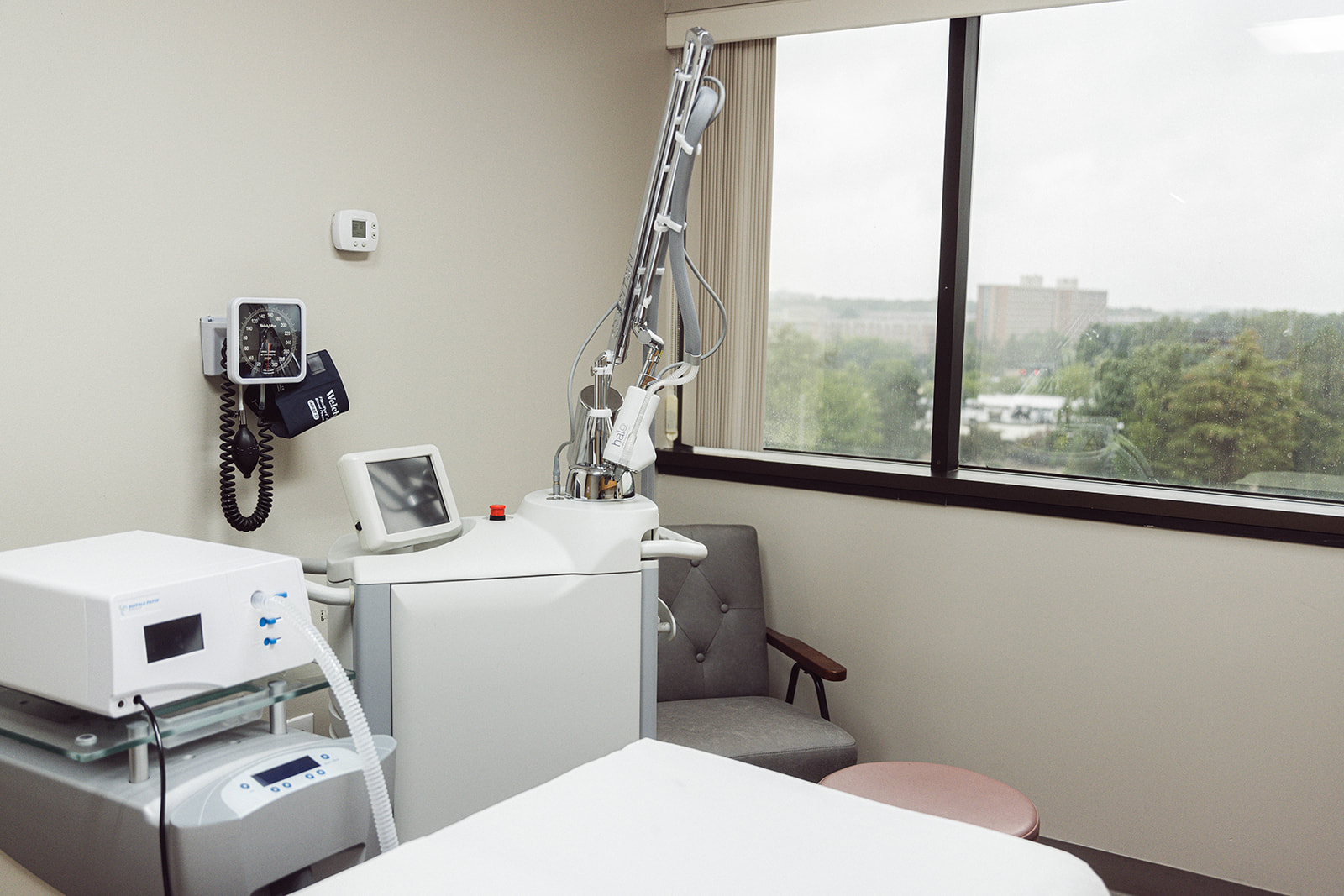 Procedure room at MSU Aesthetic & Laser Treatment Center